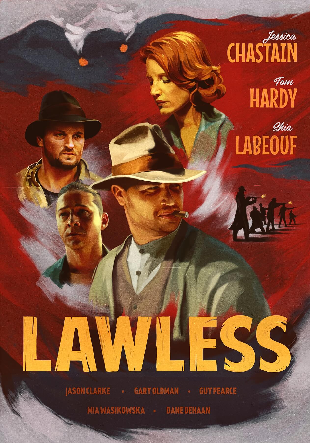 Ретро-постер к фильму Lawless.